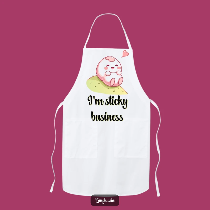 Funny Mochi Rolling Apron - Kitchen Wear for Culinary Fun Gift