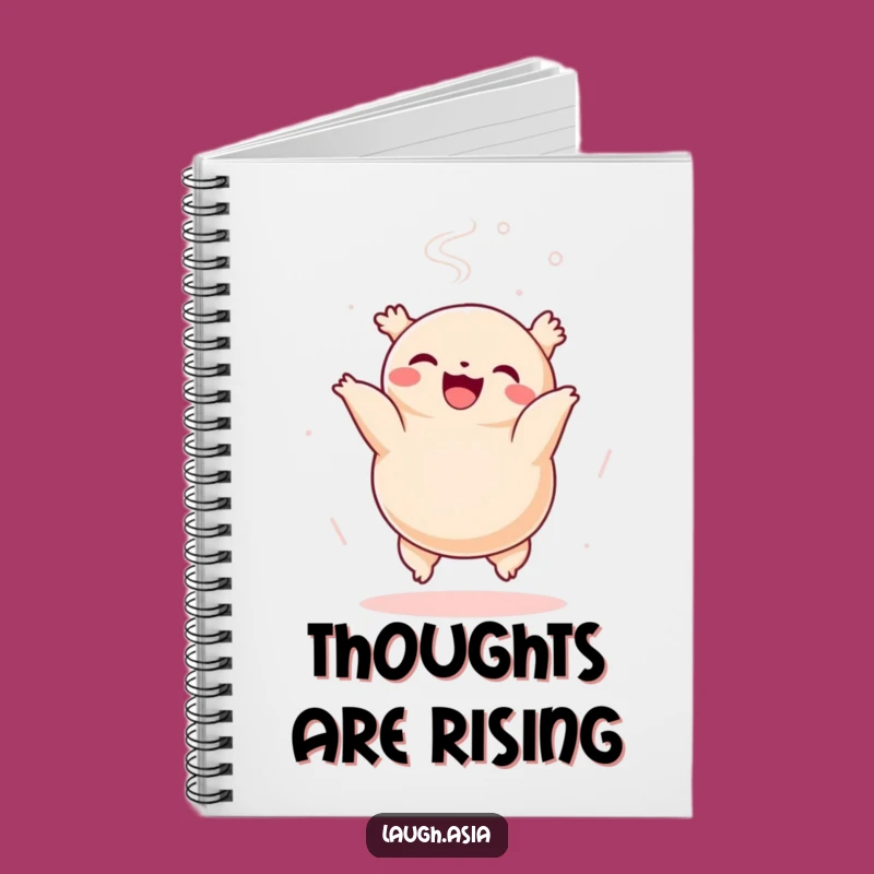 Funny Dumpling Somersault Notebook - Journal Your Thoughts with Playful Energy Gift