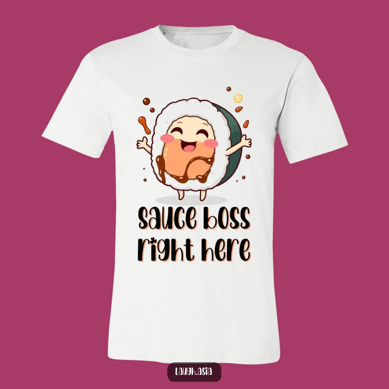 Funny Sushi Roll Dancing T-Shirt - Hilarious Foodie Apparel for Parties